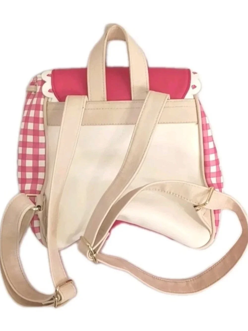 Strawberry Shortcake Gingham Mini Backpack Hot Topic Rare Official